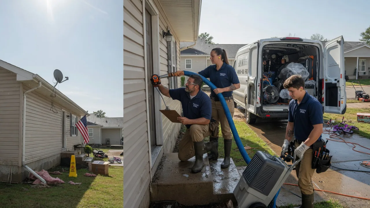 Ceiling Water Damage Restoration in Salem, OH near me